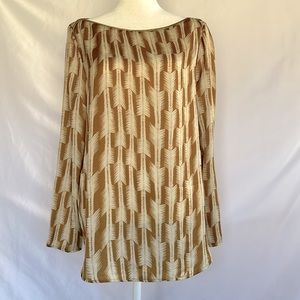 Rame Women’s Gold Long Sleeve Top